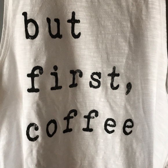 But First, Coffee simple graphic tank top - Picture 5 of 8